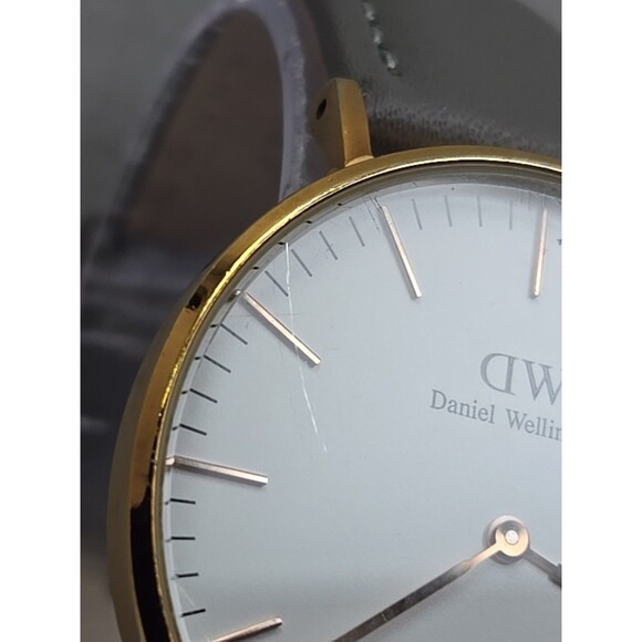 Daniel Wellington Canterbury 36mm Rose Gold Red White Blue Nato Strap New Batt main image 11